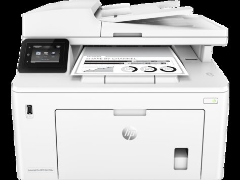 HP LaserJet Pro MFP M227fdw printer — compatible cartridges available